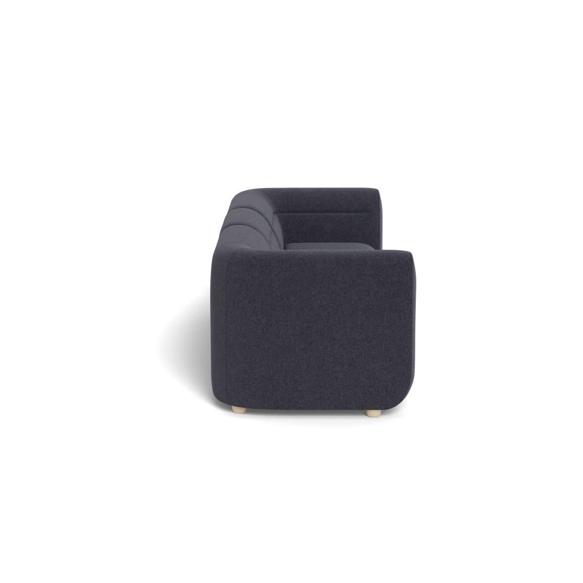 Heal's Lilli 3 Seater Sofa Texture Soot Natural Ash Feet - Heal's UK Furniture – image 3