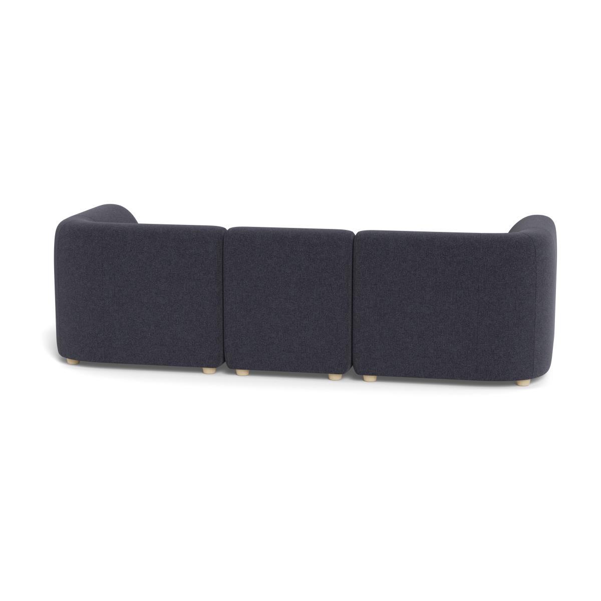 Heal's Lilli 3 Seater Sofa Texture Soot Natural Ash Feet - Heal's UK Furniture – image 5