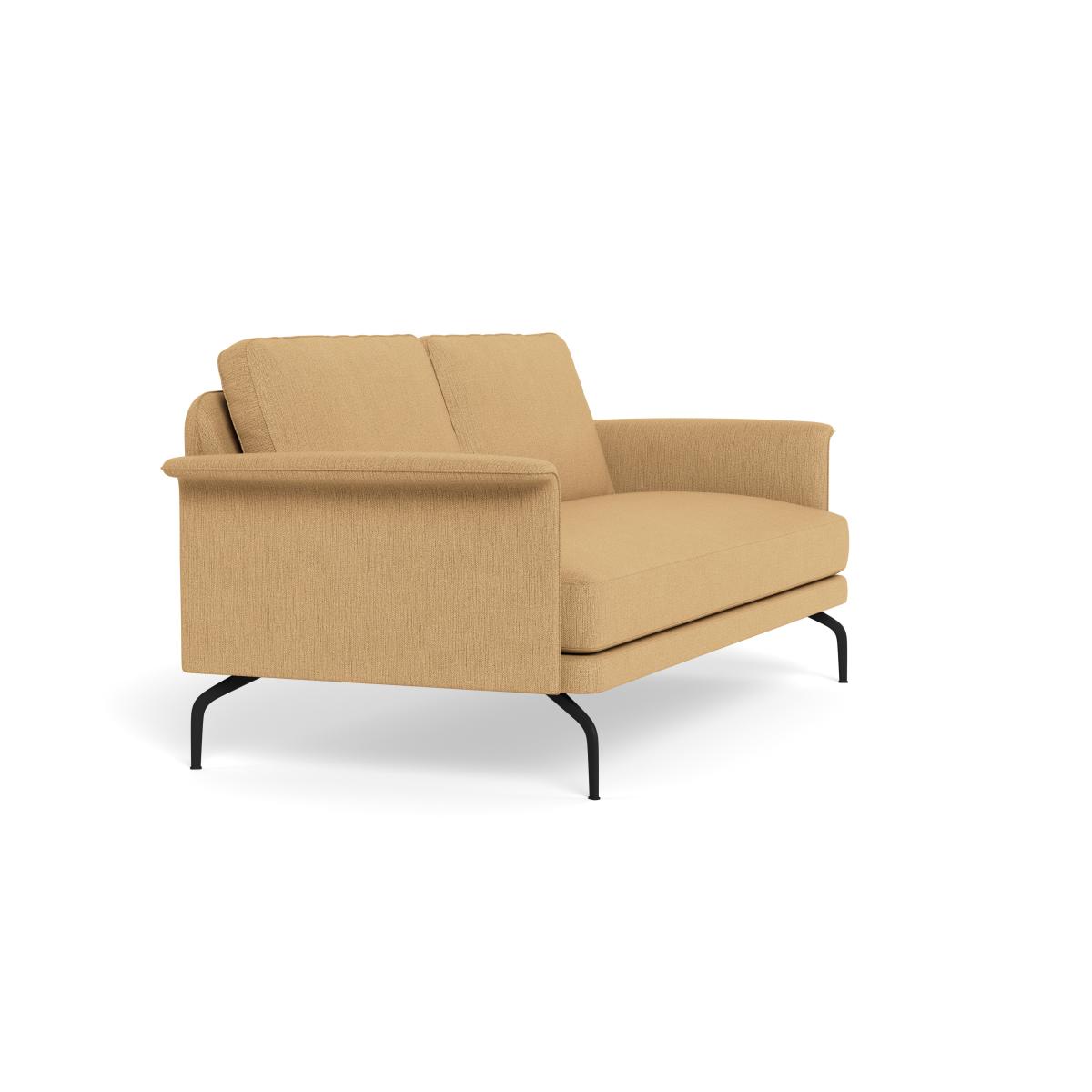 Heal's Iver 3 Seater Sofa Smart Linen Mix Sand Black Feet – image 3