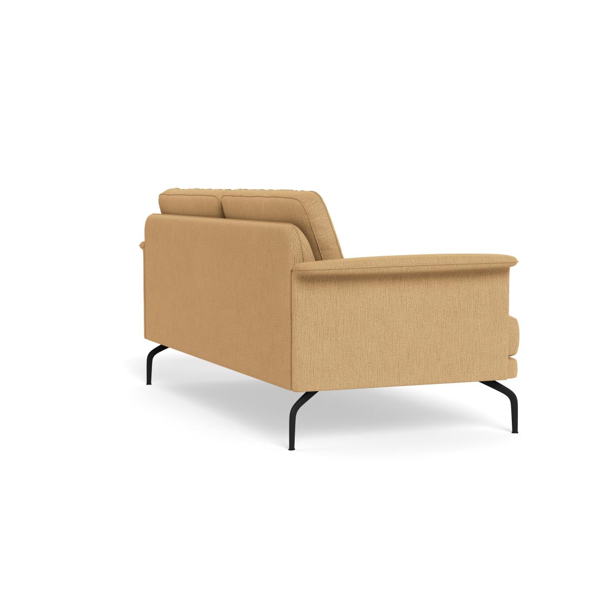 Heal's Iver 3 Seater Sofa Smart Linen Mix Sand Black Feet – image 5