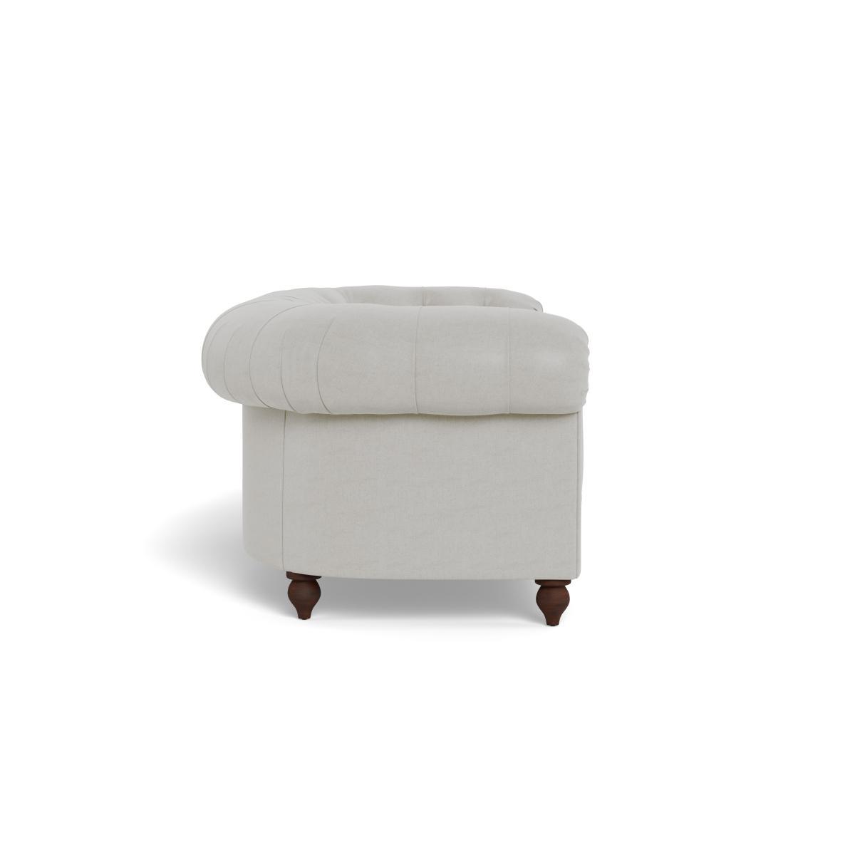 Heal's Fitzrovia 3 Seater Sofa Capelo LinenCotton Sea Salt Black Feet - Heal's UK Furniture – image 3