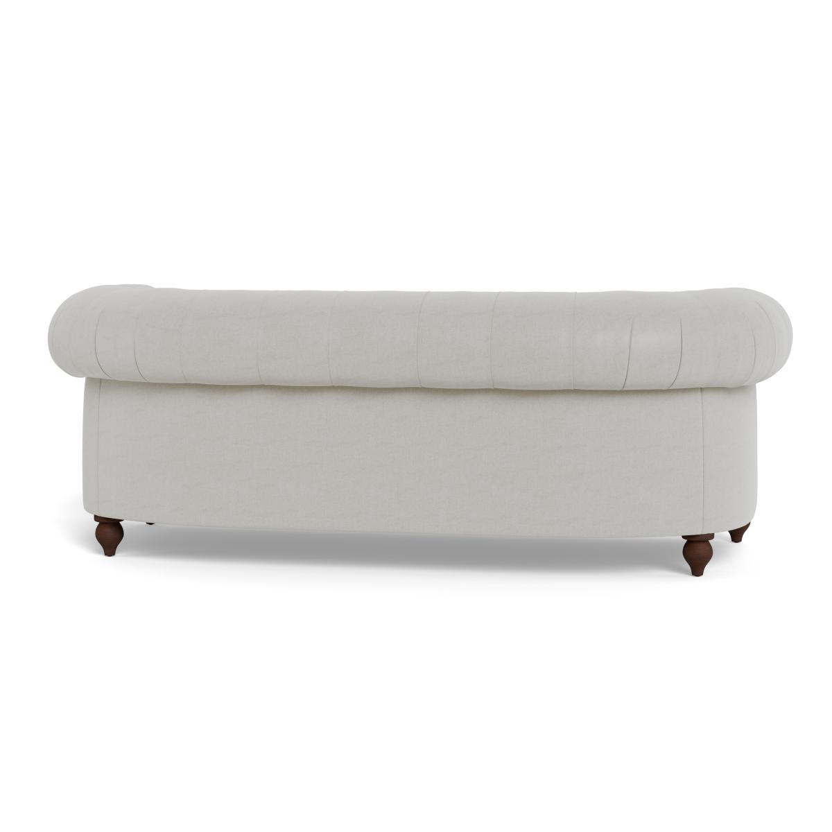 Heal's Fitzrovia 3 Seater Sofa Capelo LinenCotton Sea Salt Black Feet - Heal's UK Furniture – image 5