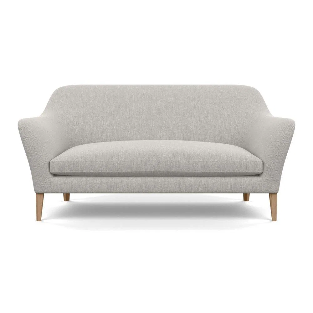 Heal's Wallis 3 Seater Sofa Capelo Linen-Cotton Rosedale Natural Oak Feet – image 19