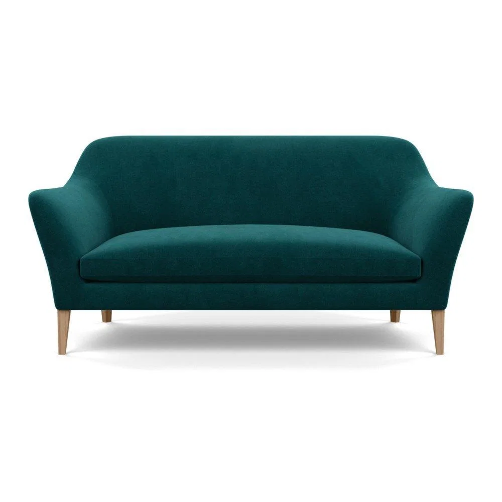 Heal's Wallis 3 Seater Sofa Capelo Linen-Cotton Rosedale Natural Oak Feet – image 20