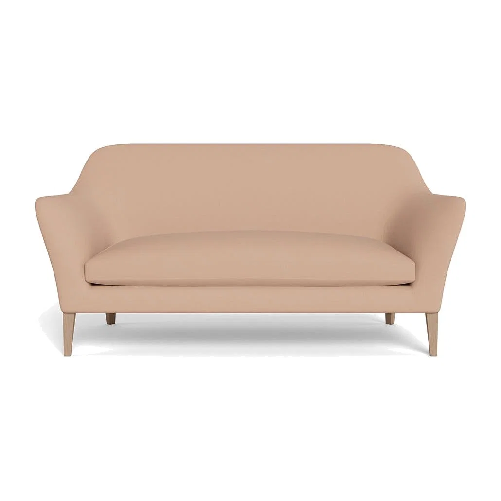 Heal's Wallis 3 Seater Sofa Capelo Linen-Cotton Rosedale Natural Oak Feet – image 1