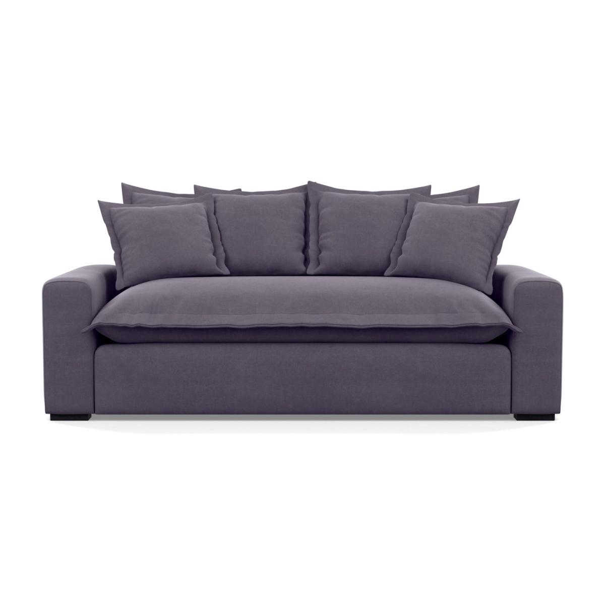 Heal's Brompton 3 Seater Sofa Tejo Recycled Zinnia Black Feet - Heal's UK Furniture