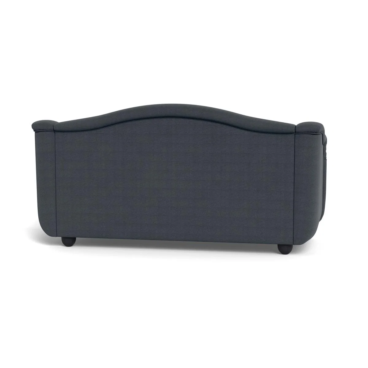 Heal's Tetbury 3 Seater Sofa Linen Dark Grey Black Beech Feet – image 6