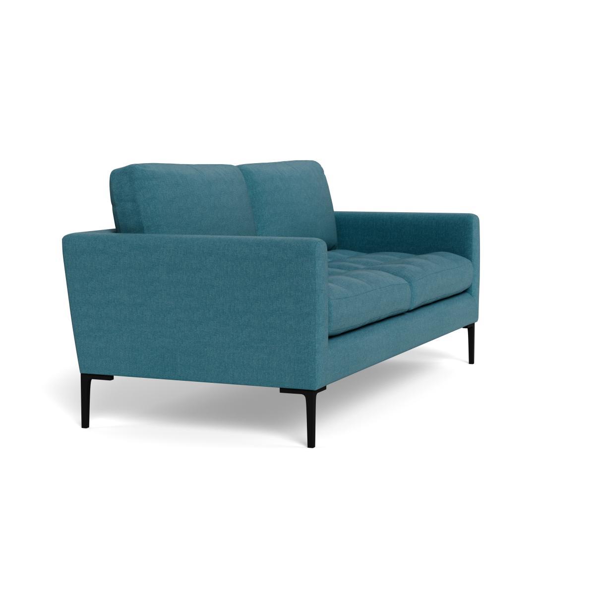 Heal's Eton 3 Seater Sofa Brushed Cotton Cadet Brass Feet - Heal's UK Furniture – image 2