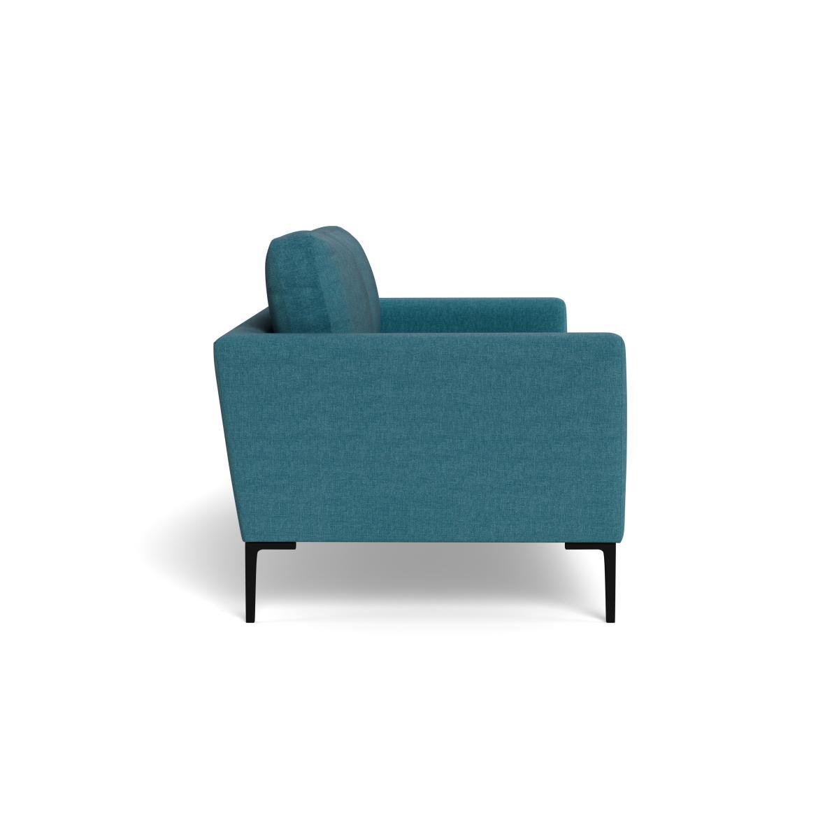Heal's Eton 3 Seater Sofa Brushed Cotton Cadet Brass Feet - Heal's UK Furniture – image 3