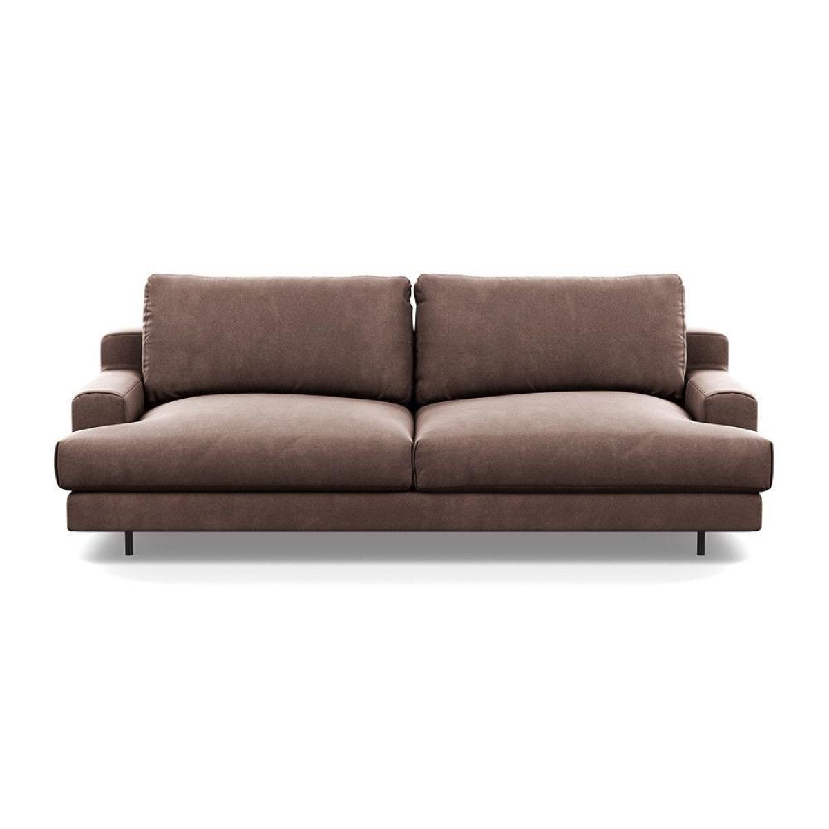 Heal's Orso 3 Seater Sofa Velvet Petrol Black Feet - Heal's UK Furniture – image 11