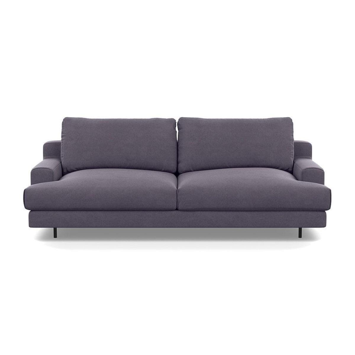 Heal's Orso 3 Seater Sofa Velvet Petrol Black Feet - Heal's UK Furniture – image 15