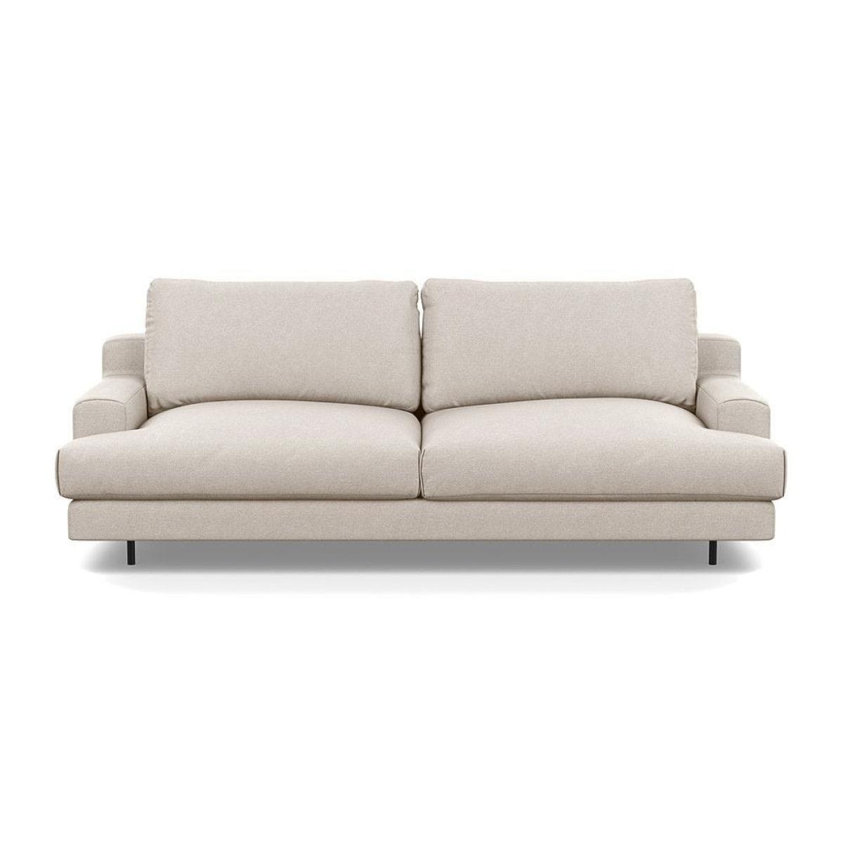 Heal's Orso 3 Seater Sofa Velvet Petrol Black Feet - Heal's UK Furniture – image 16