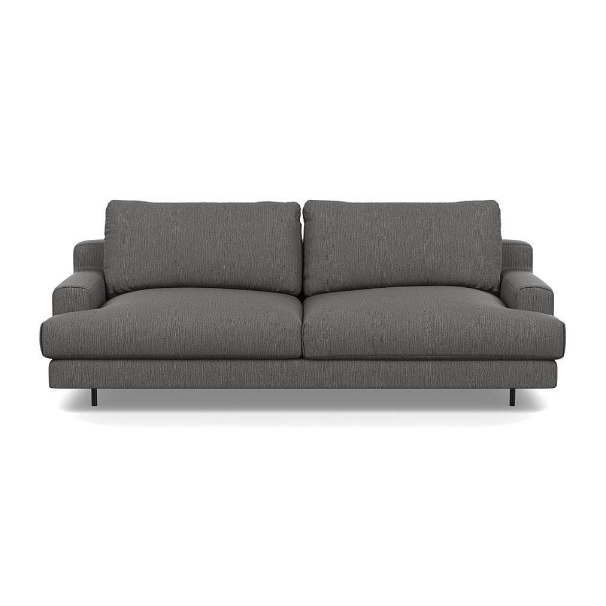 Heal's Orso 3 Seater Sofa Velvet Petrol Black Feet - Heal's UK Furniture – image 17