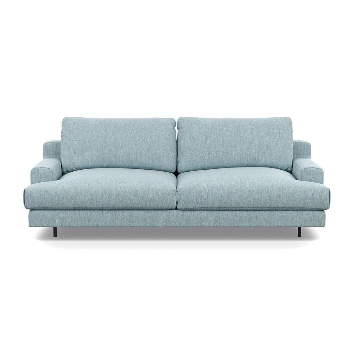 Heal's Orso 3 Seater Sofa Velvet Petrol Black Feet - Heal's UK Furniture – image 47