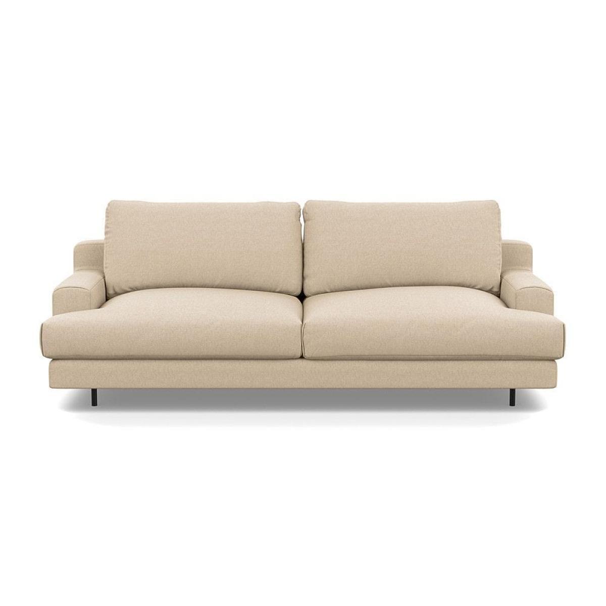 Heal's Orso 3 Seater Sofa Velvet Petrol Black Feet - Heal's UK Furniture – image 8