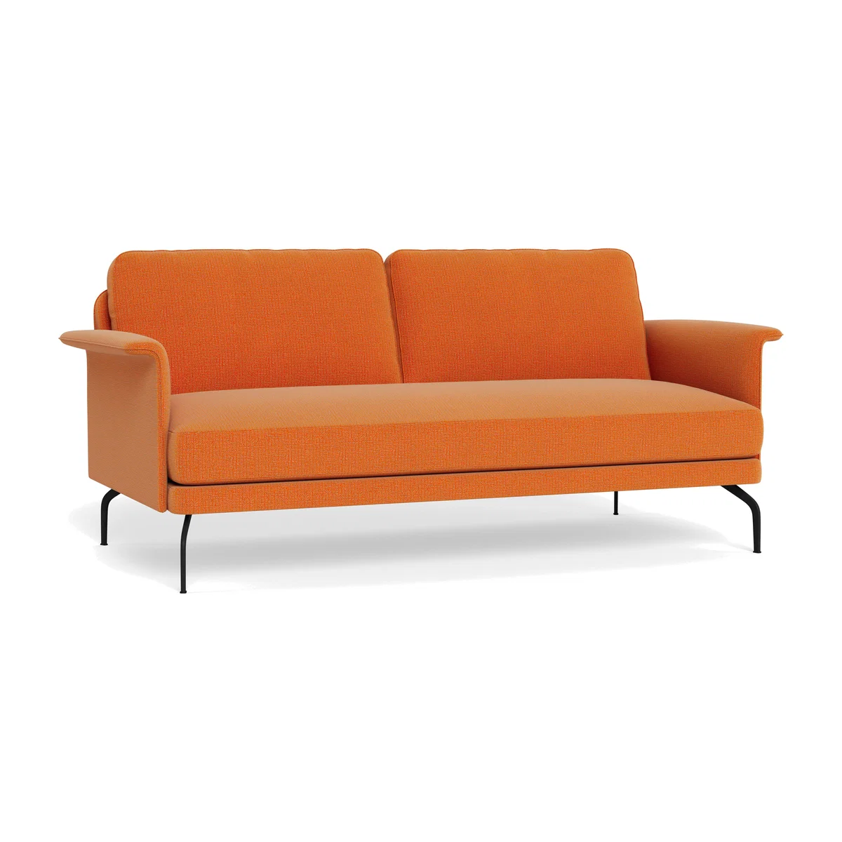 Heal's Iver 3 Seater Sofa Tejo Recycled Zinnia Black Feet – image 1
