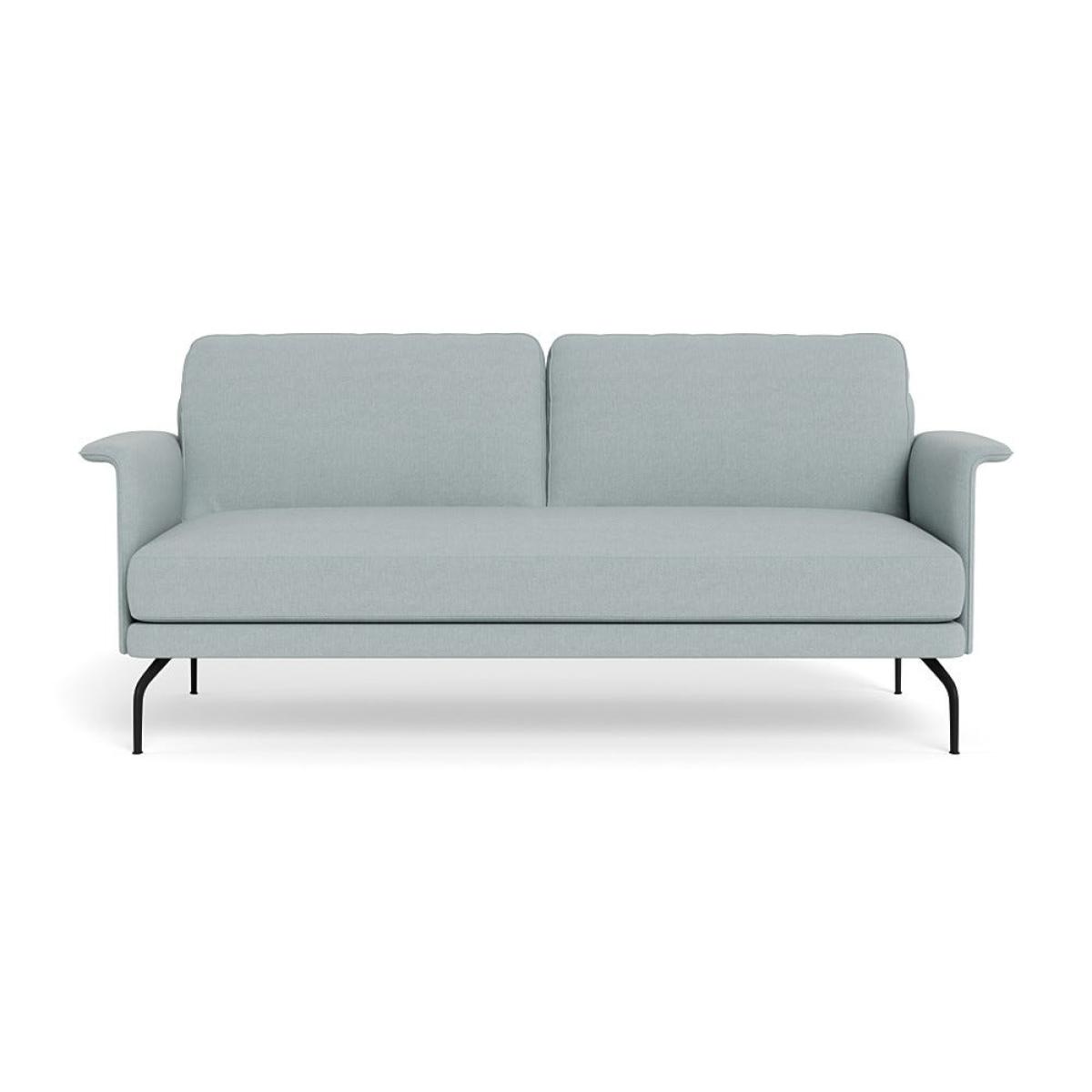 Heal's Iver 3 Seater Sofa Brushed Cotton Mist Black Feet – image 2