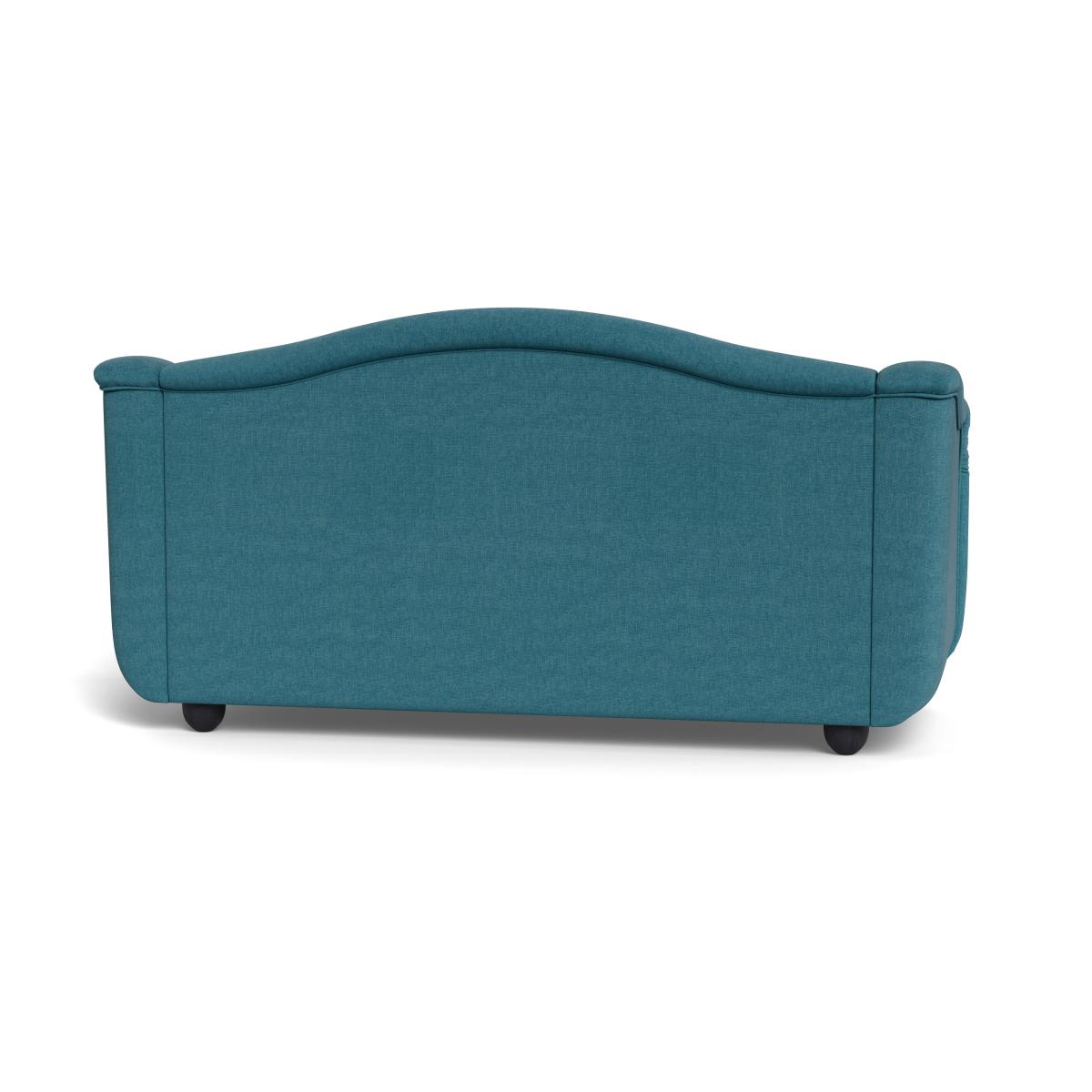 Heal's Tetbury 3 Seater Sofa Brushed Cotton Cadet Black Beech Feet – image 6