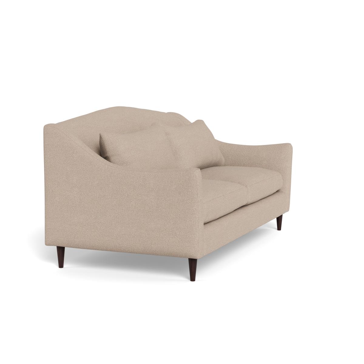 Heal's Somerset 3 Seater Sofa Boucle Tweed Pearl Natural Beech Feet – image 2