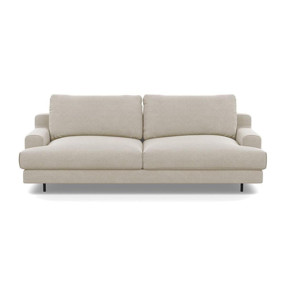 Heal's Orso 3 Seater Sofa Tejo Recycled Ochre Black Feet - Heal's UK Furniture – image 44