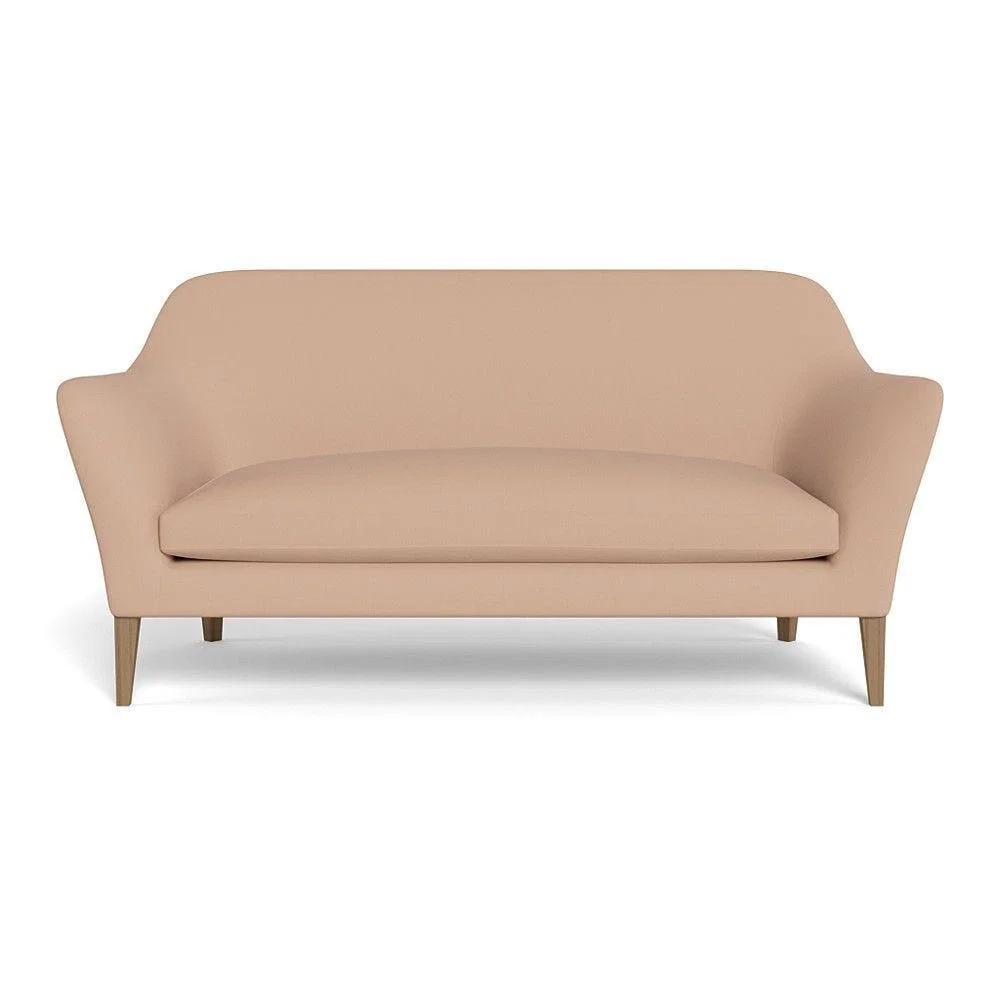 Heal's Wallis 3 Seater Sofa Smart Velvet Ocean Black Painted Oak Feet – image 26