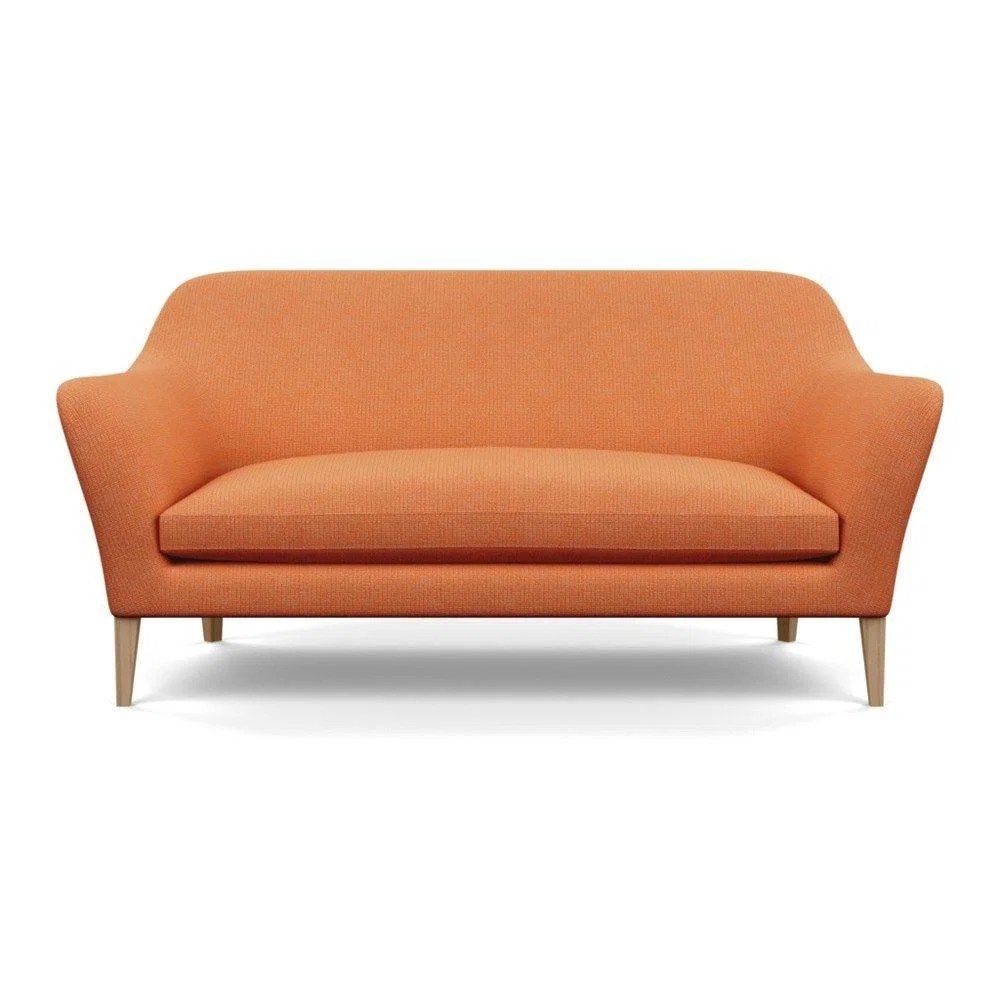 Heal's Wallis 3 Seater Sofa Smart Velvet Ocean Black Painted Oak Feet – image 36