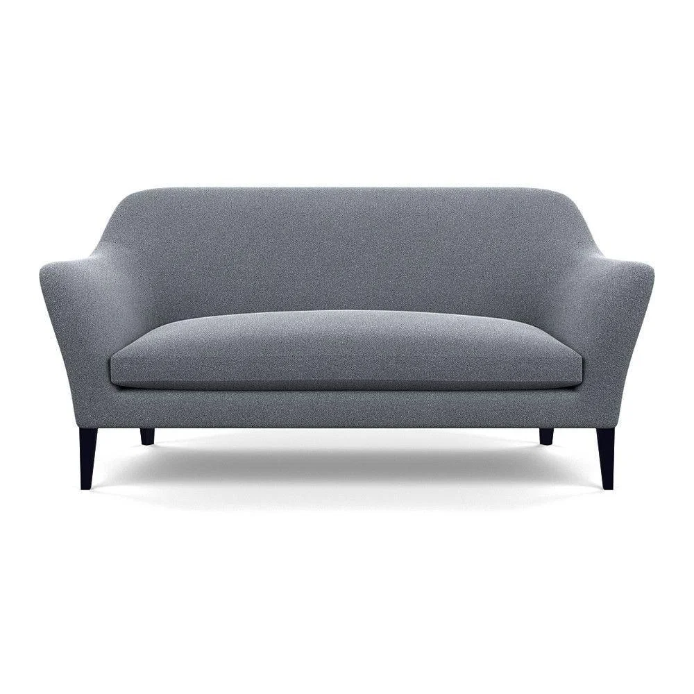 Heal's Wallis 3 Seater Sofa Smart Velvet Ocean Black Painted Oak Feet – image 45