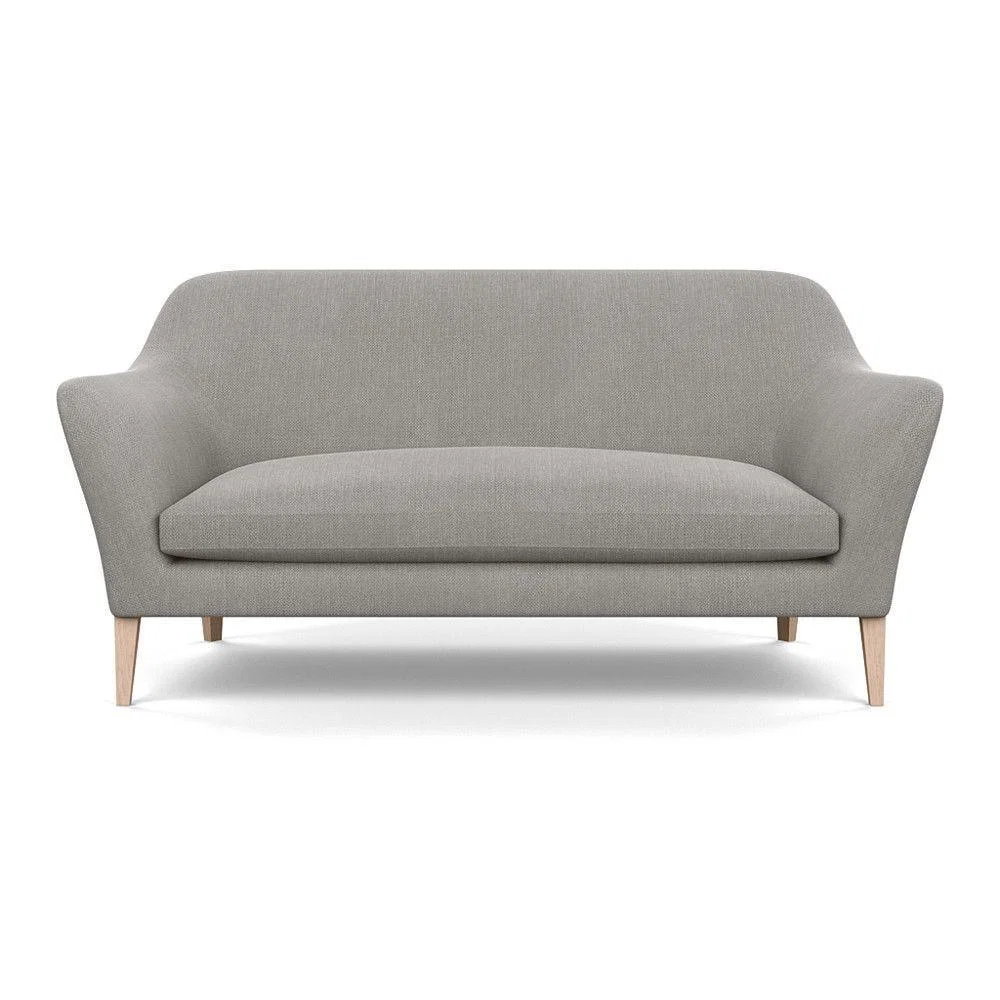 Heal's Wallis 3 Seater Sofa Smart Velvet Ocean Black Painted Oak Feet – image 49