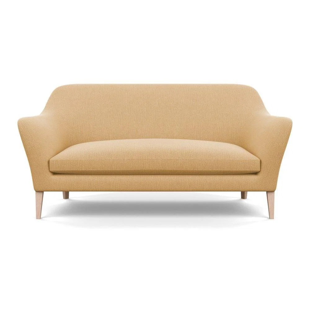 Heal's Wallis 3 Seater Sofa Smart Velvet Ocean Black Painted Oak Feet – image 6
