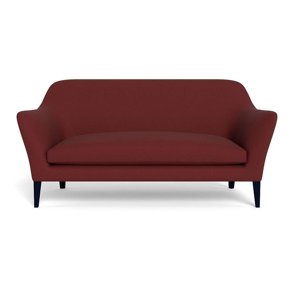 Heal's Wallis 3 Seater Sofa Smart Velvet Ocean Black Painted Oak Feet – image 56