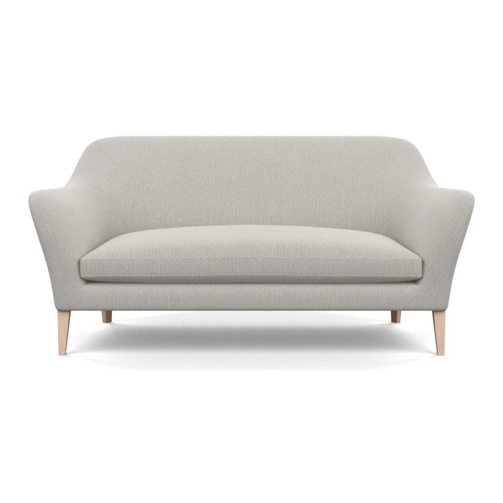 Heal's Wallis 3 Seater Sofa Smart Velvet Ocean Black Painted Oak Feet – image 64