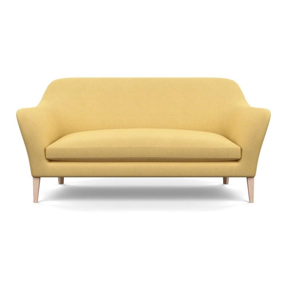 Heal's Wallis 3 Seater Sofa Smart Velvet Ocean Black Painted Oak Feet – image 69