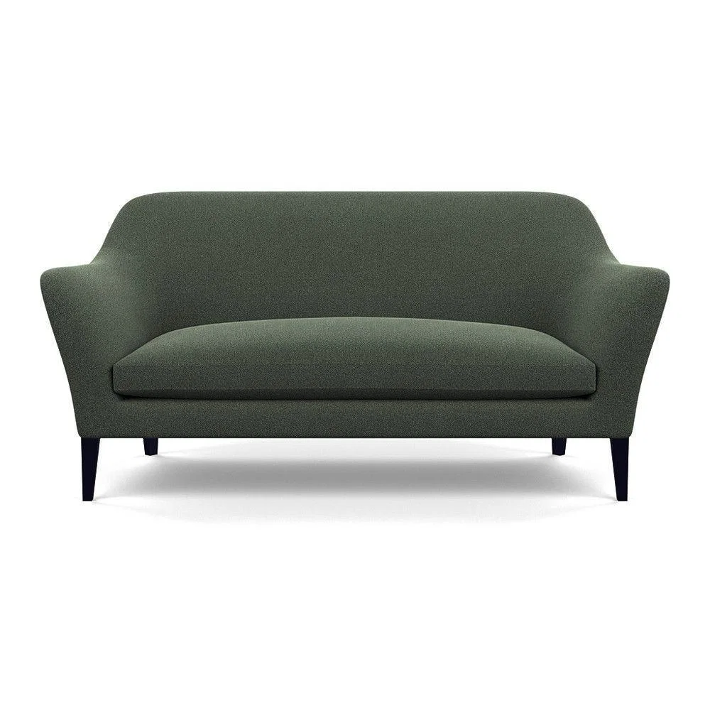 Heal's Wallis 3 Seater Sofa Smart Velvet Ocean Black Painted Oak Feet – image 87