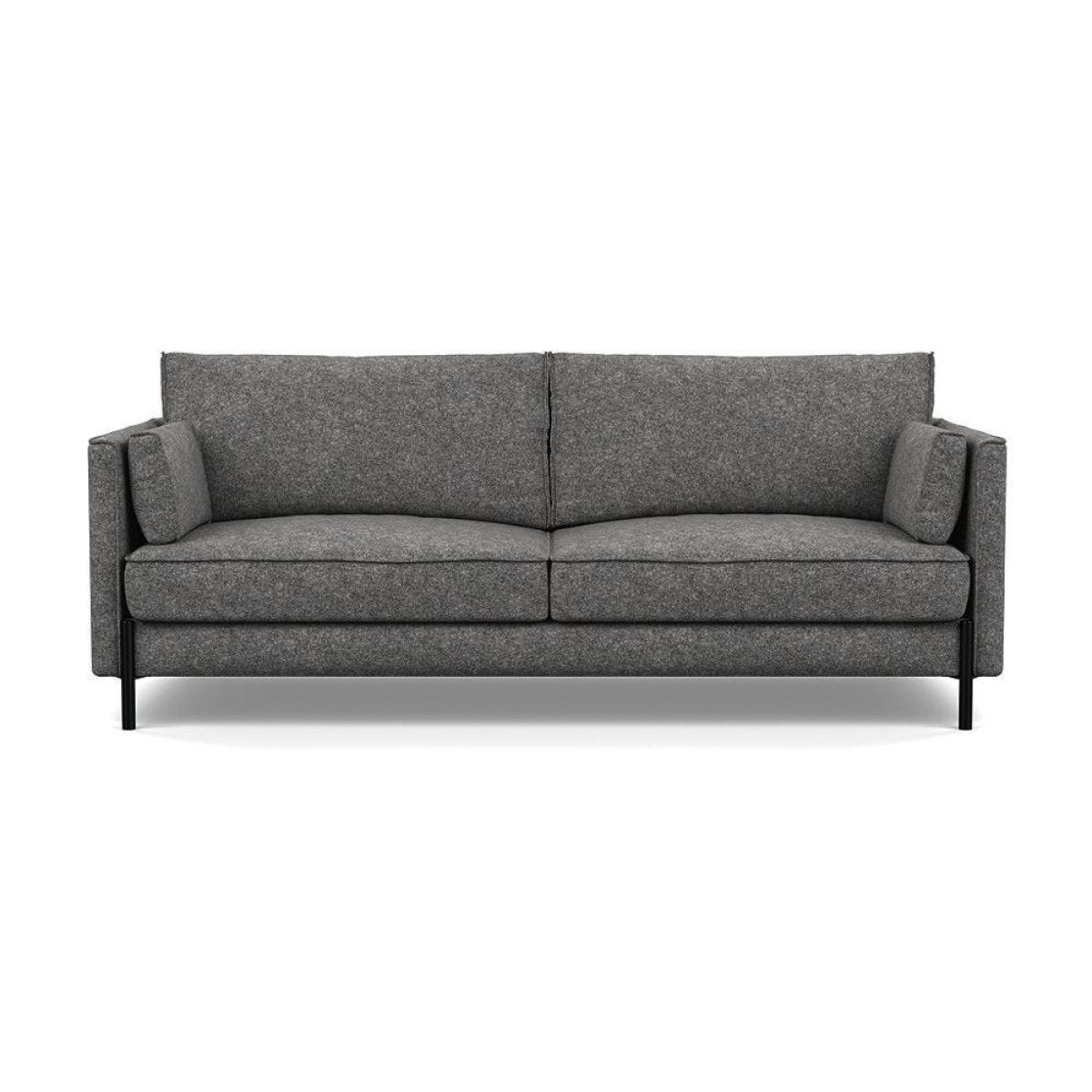 Heal's Tortona 3 Seater Sofa Smart Velvet Dusk Black Feet - Heal's UK Furniture – image 21