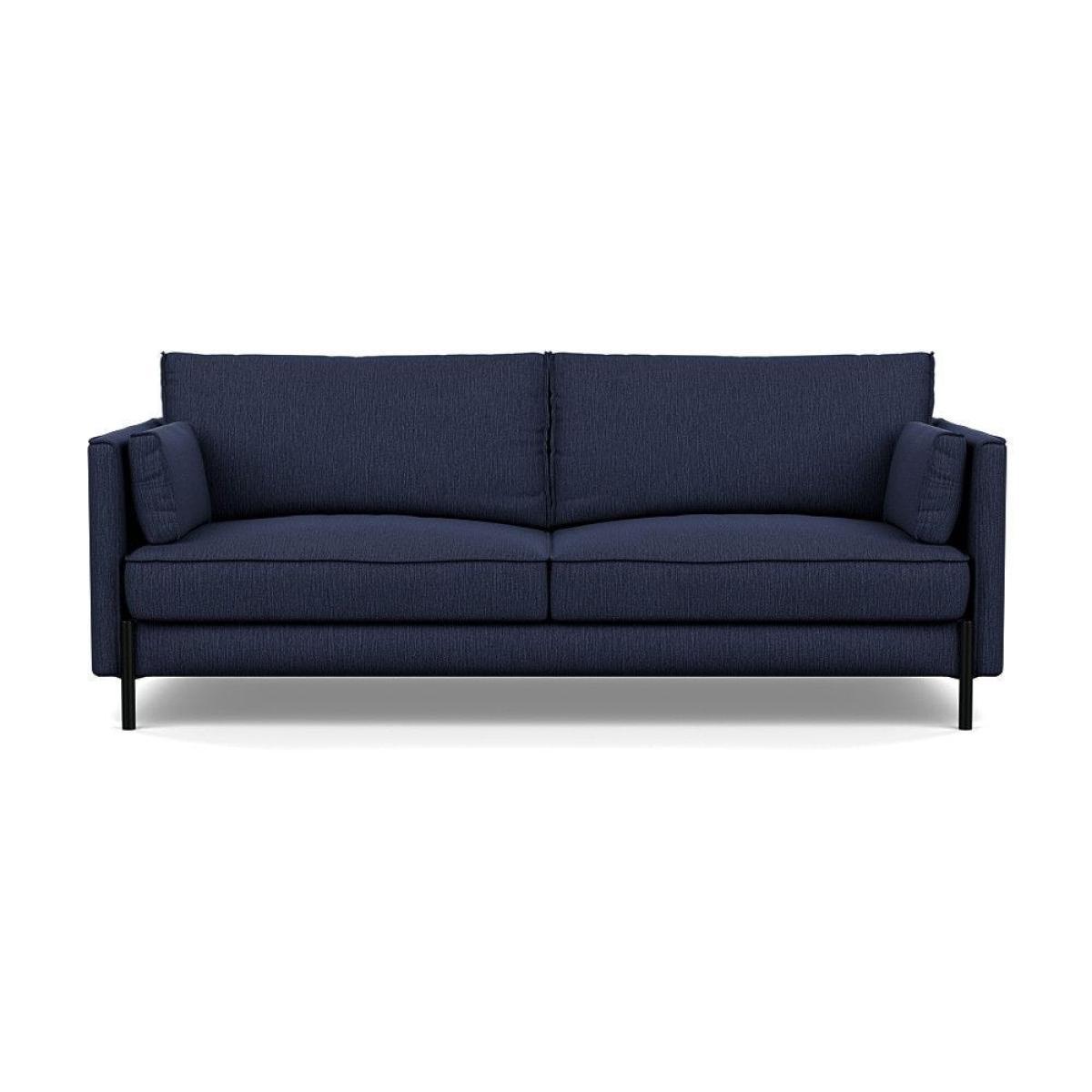 Heal's Tortona 3 Seater Sofa Smart Velvet Dusk Black Feet - Heal's UK Furniture – image 24