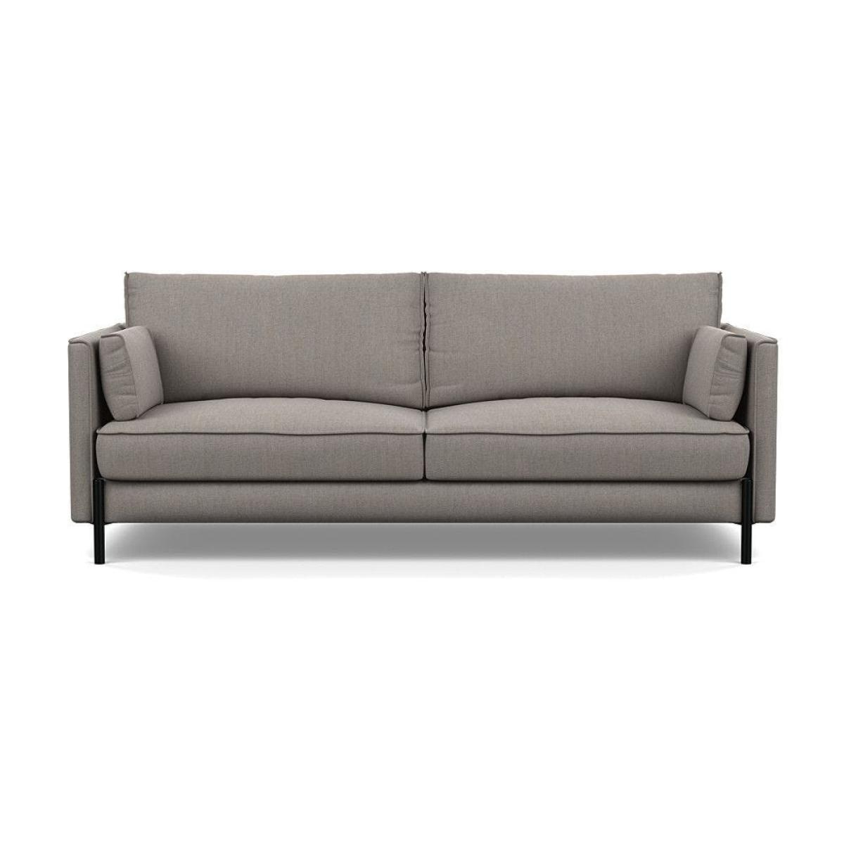 Heal's Tortona 3 Seater Sofa Smart Velvet Dusk Black Feet - Heal's UK Furniture – image 28