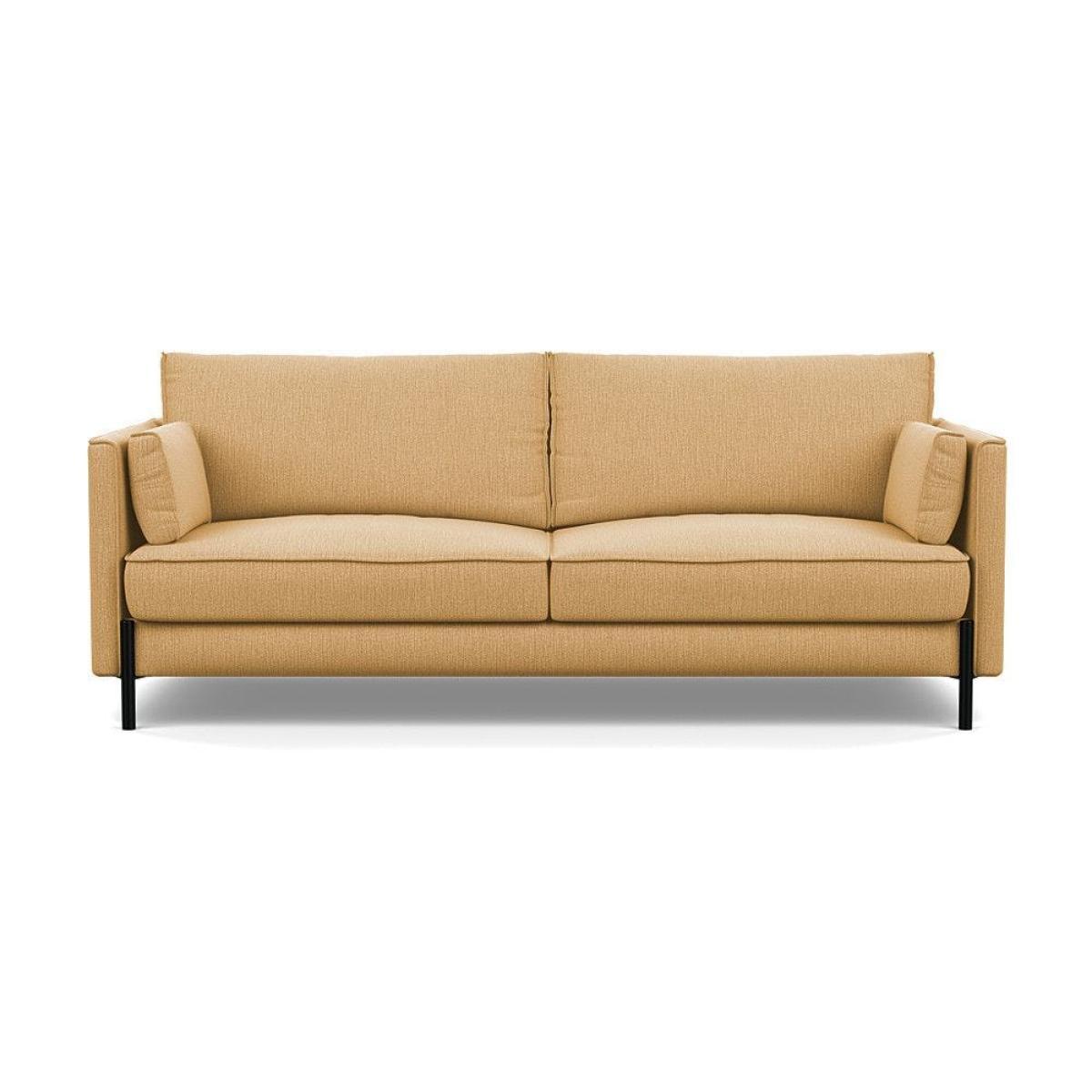 Heal's Tortona 3 Seater Sofa Smart Velvet Dusk Black Feet - Heal's UK Furniture – image 39