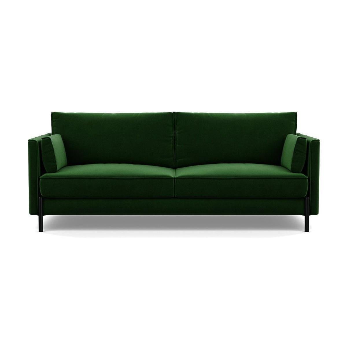 Heal's Tortona 3 Seater Sofa Smart Velvet Dusk Black Feet - Heal's UK Furniture – image 46