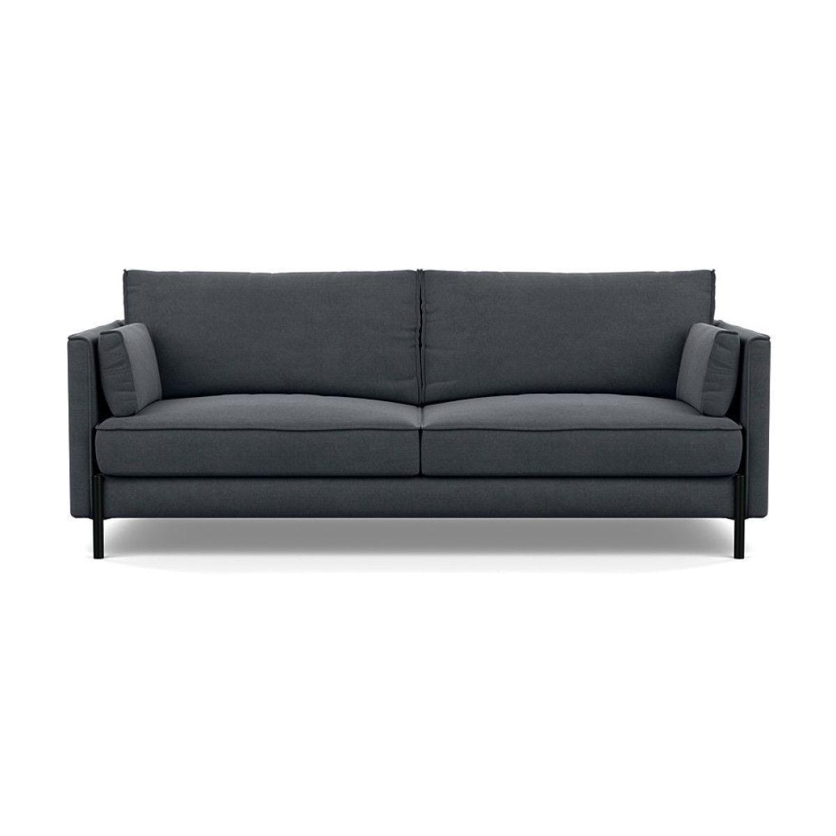 Heal's Tortona 3 Seater Sofa Smart Velvet Dusk Black Feet - Heal's UK Furniture – image 50