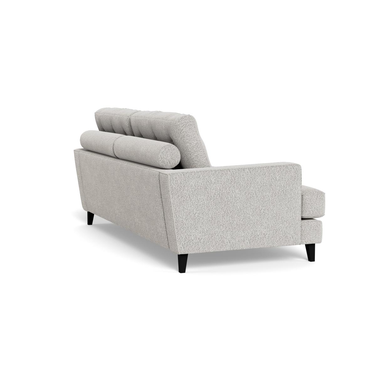 Heal's Mistral 3 Seater Sofa Chunky Boucle Ecru Black Feet – image 5