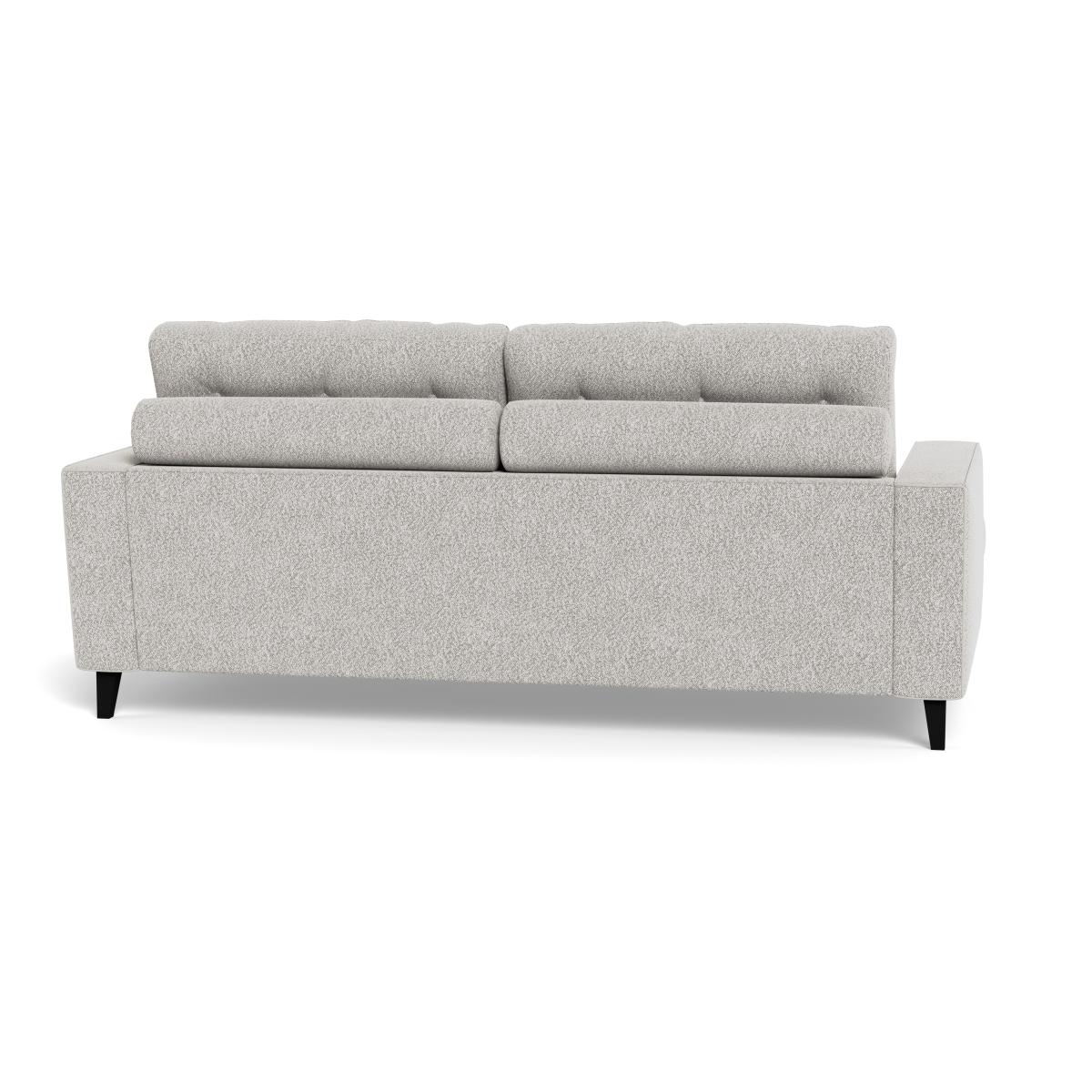 Heal's Mistral 3 Seater Sofa Chunky Boucle Ecru Black Feet – image 6