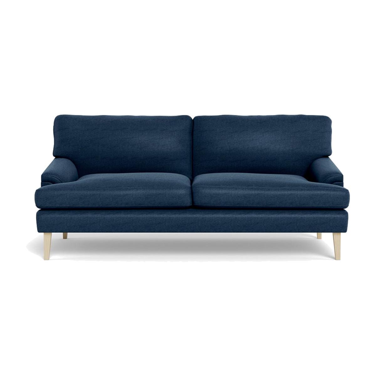 Heal's Stanton 3 Seater Sofa Capelo Linen-Cotton Inkspot Natural Feet