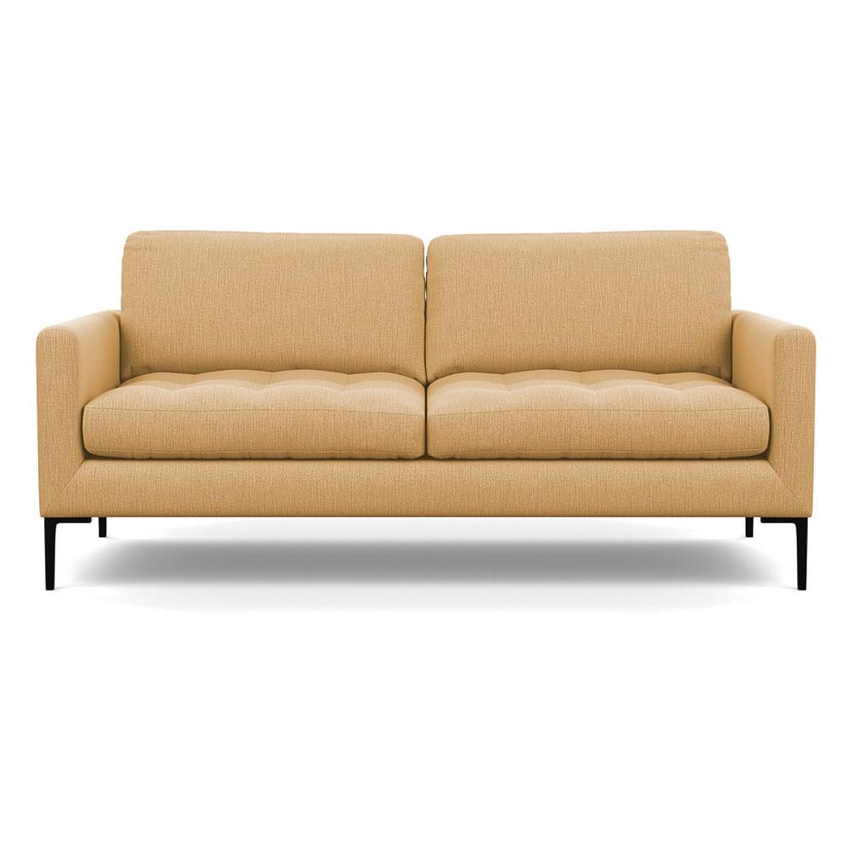 Heal's Eton 3 Seater Sofa Smart Linen Mix Sand Black Feet – image 2
