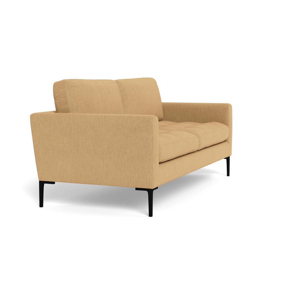 Heal's Eton 3 Seater Sofa Smart Linen Mix Sand Black Feet – image 3
