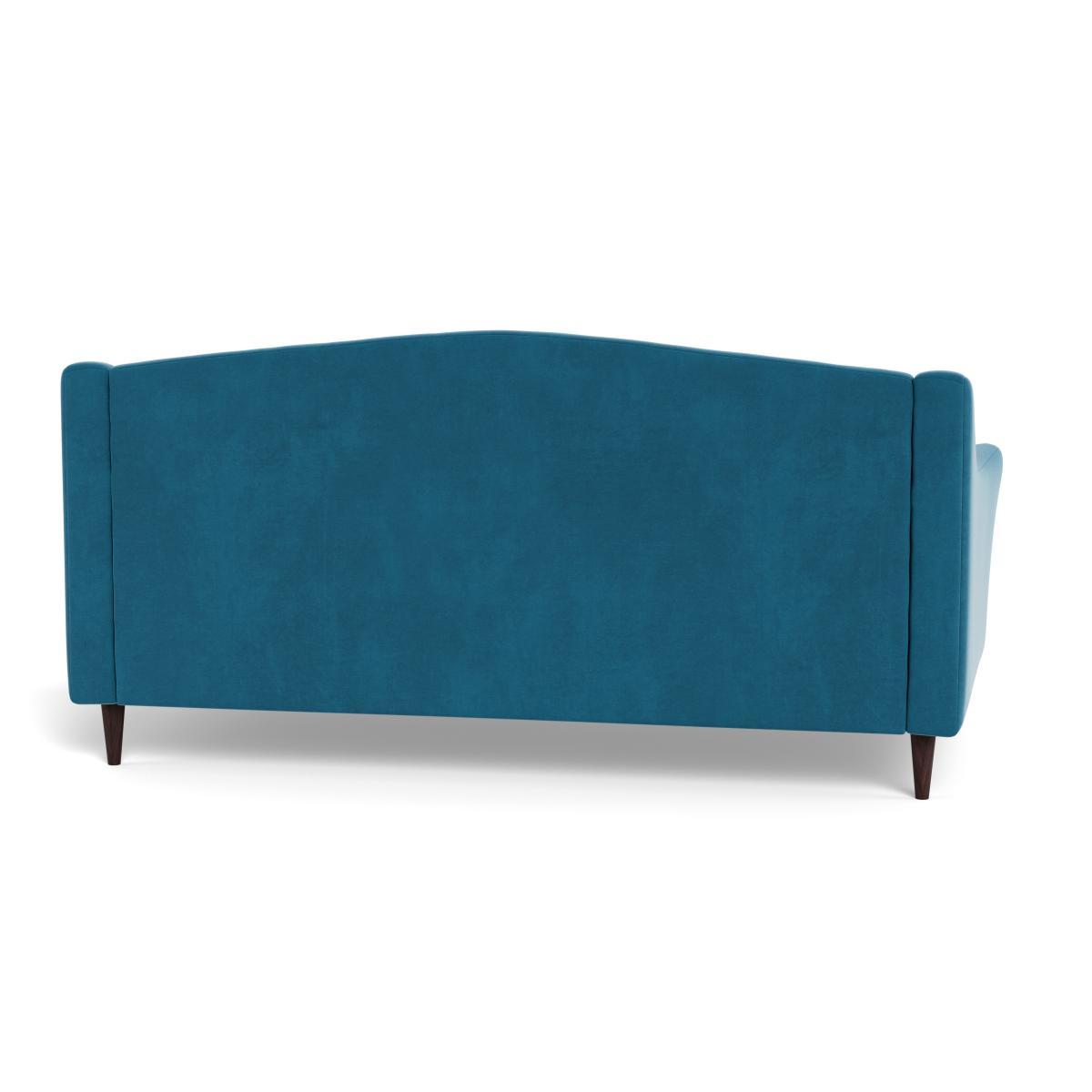 Heal's Somerset 3 Seater Sofa Smart Velvet Ocean Natural Ash - Heal's UK Furniture – image 5