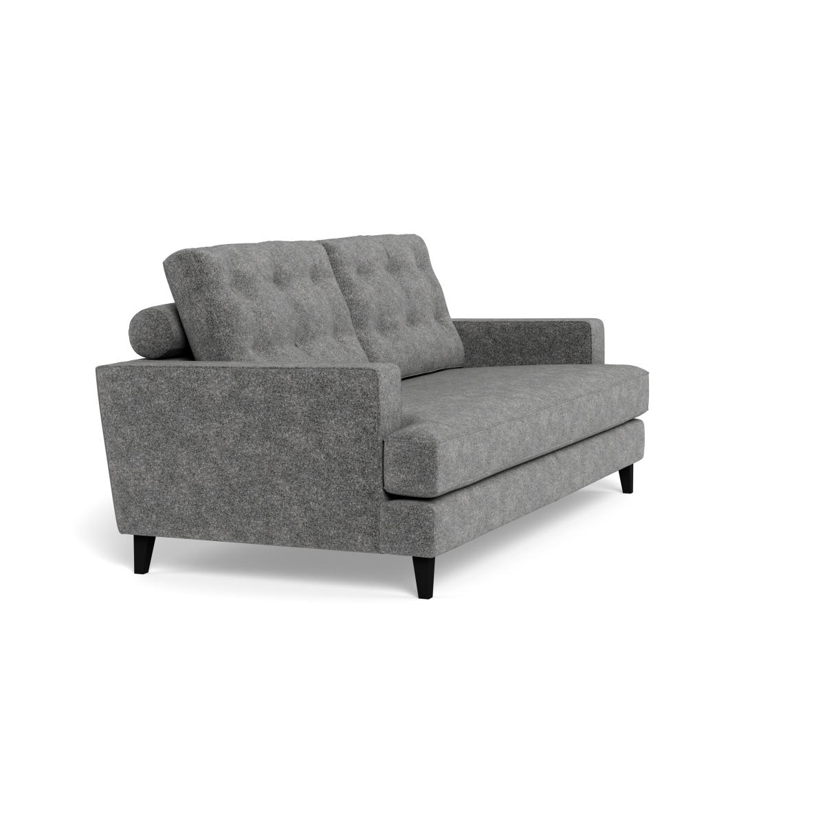 Heal's Mistral 3 Seater Sofa Melton Wool Shale Black – image 3