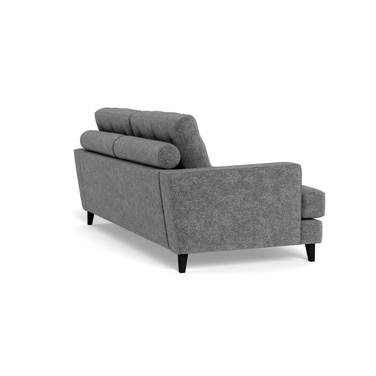 Heal's Mistral 3 Seater Sofa Melton Wool Shale Black – image 5