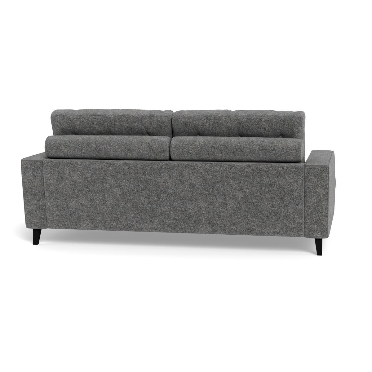 Heal's Mistral 3 Seater Sofa Melton Wool Shale Black – image 6