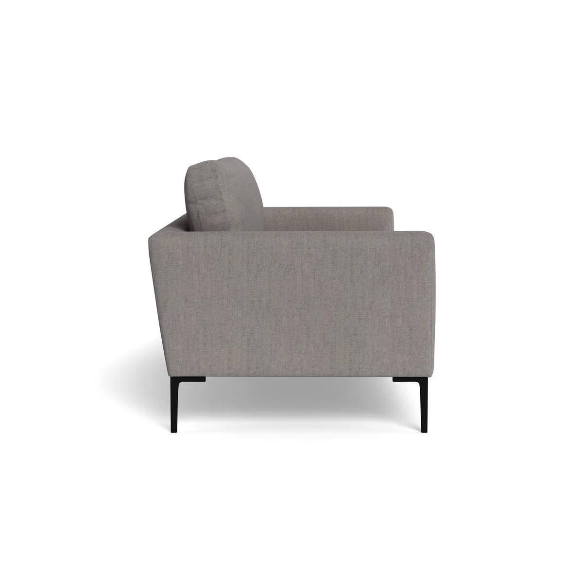 Heal's Eton 3 Seater Sofa Broad Weave Pebble Brass Feet - Heal's UK Furniture – image 3