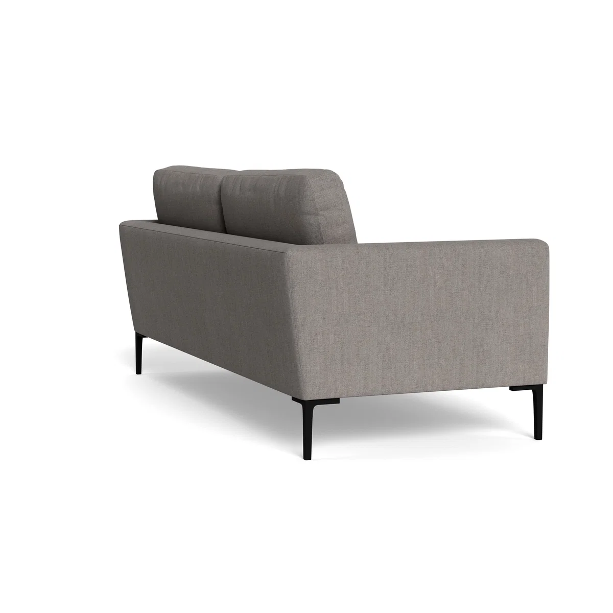 Heal's Eton 3 Seater Sofa Broad Weave Pebble Brass Feet - Heal's UK Furniture – image 4